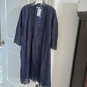 Beautiful Paparazzi kimono. Hand stitched. Bought for $248. Brand new with tags!